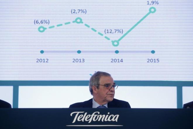 El presidente de Telefnica, Csar Alierta.