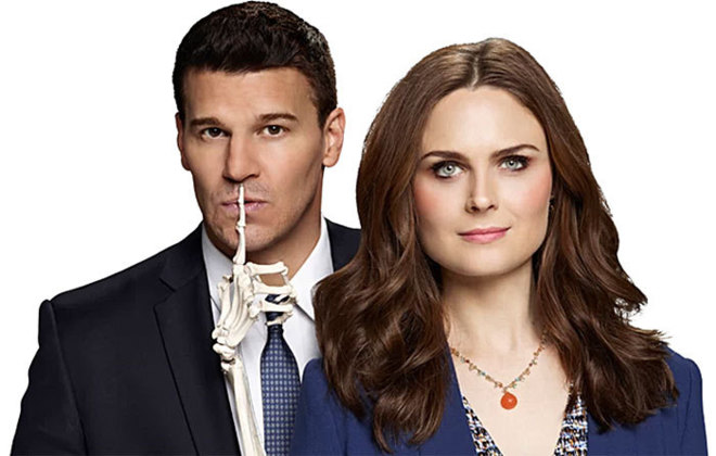 David Boreanaz y Emily Deschanel, protagonistas de &apos;Bones&apos;.