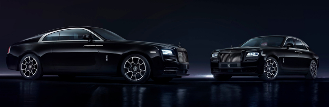 Rolls-Royce Ghost y Wraith Black Badge