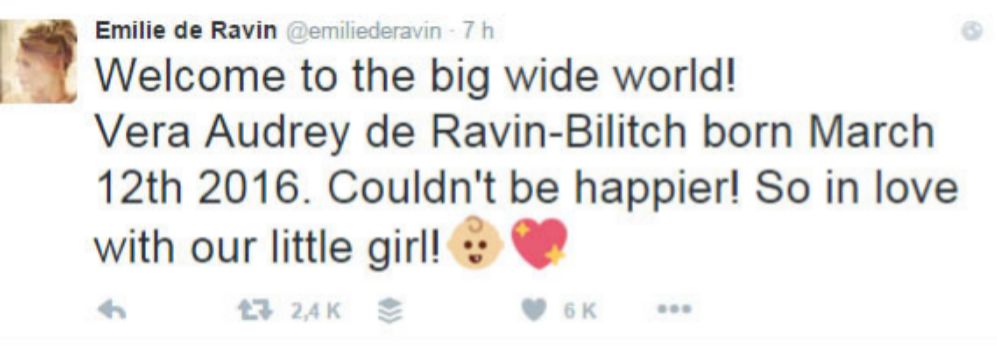 La actriz Emilie de Ravin (de la serie 'rase una vez') ha dado a luz...