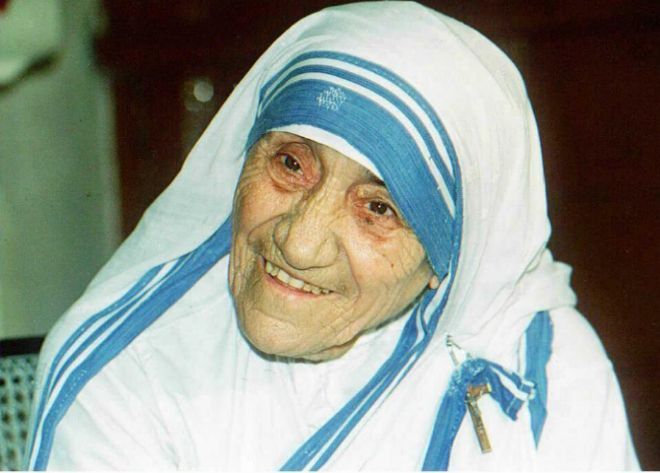 María Teresa de Calcuta, en el año 1995.