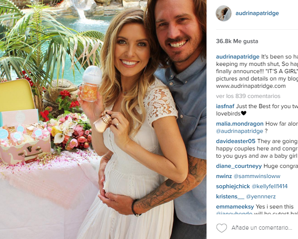 Audrina Patridge y su marido Corey Bohan  estn esperando un beb,...