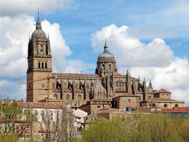 La catedral de Salamanca.