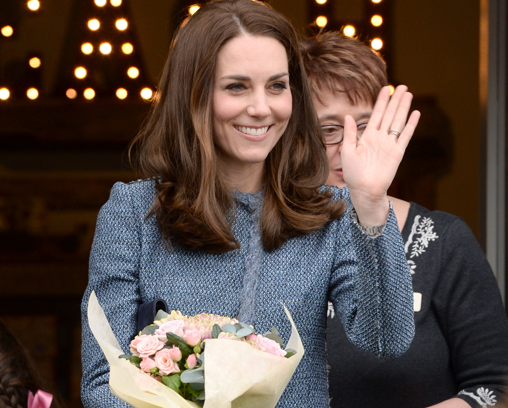 Kate Middleton ha celebrado una recepcin antes de iniciar viaje por...