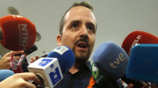 El responsable estatal de polticas mediticas de Podemos, Miguel...