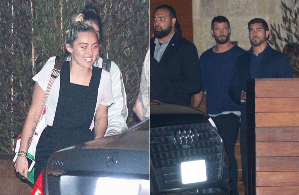 Anoche, la famosa pareja de Hollywood formada por la cantante Miley...