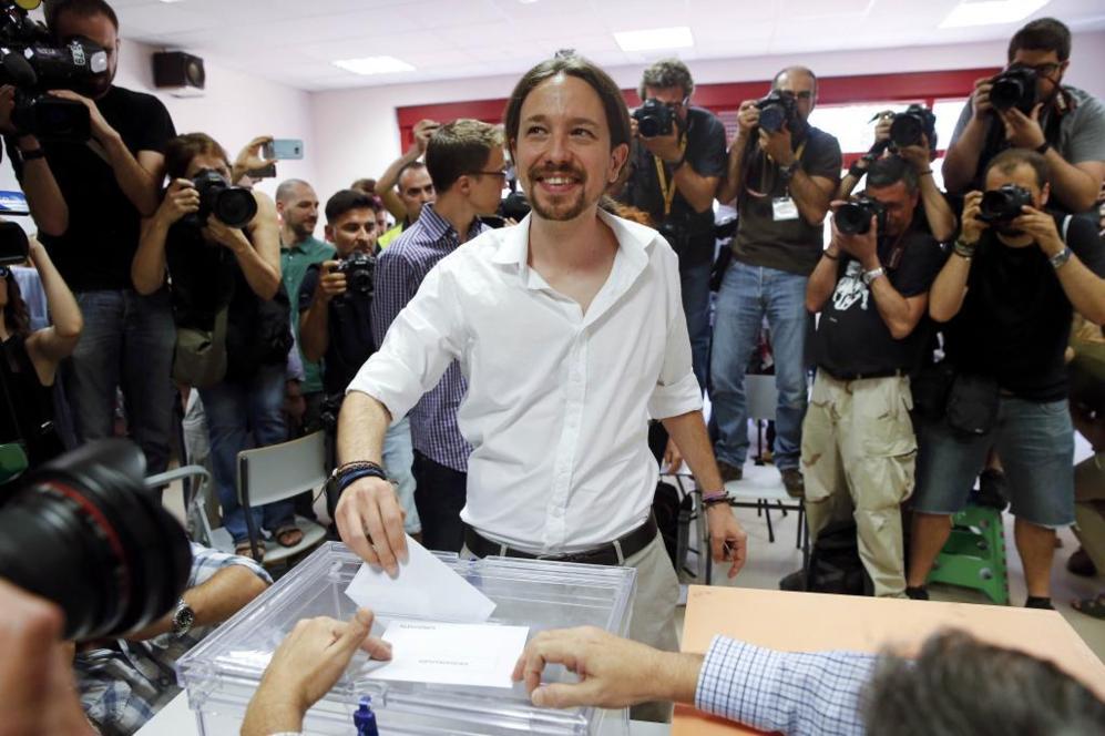 Pablo Iglesias, candidato a la presidencia por Unidos Podemos, ha sido...