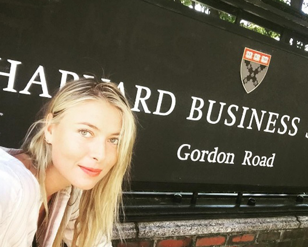 La tenista Maria Sharapova llega hasta Harvard. La rusa estudiar en...