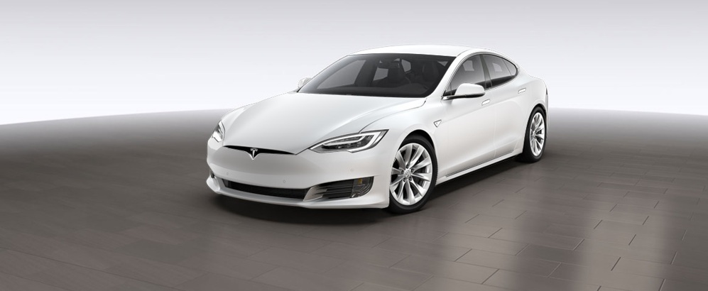 Imagen frontal del Modelo Tesla 'S'