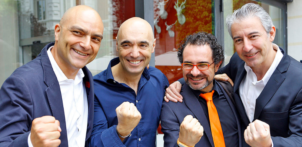 Juan Fornieles, director de ZEN, Cipri Quintas, de Silk&Soya, e Iaki...
