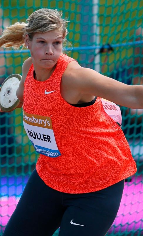 Nadie Mller, Alemania: La sub-campeona mundial en lanzamiento de...