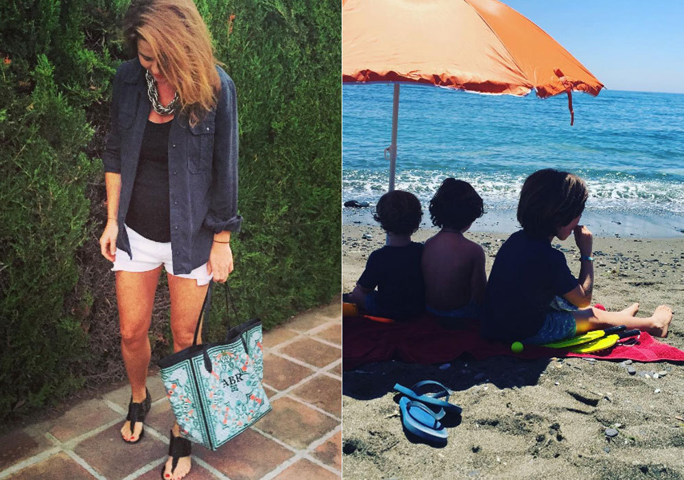 Amelia Bono ha compartido sus vacaciones en familia en sus redes...