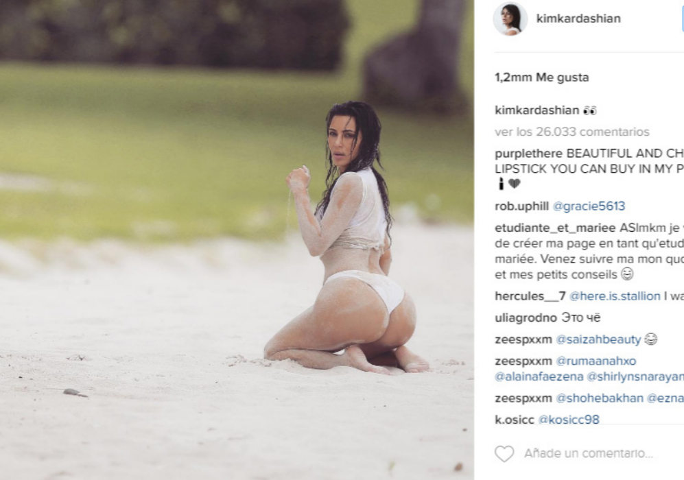 Kim Kardashian sigue disfrutando de sus vacaciones en Mxico sin...