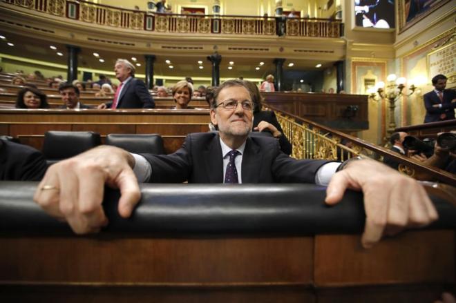 Mariano Rajoy, el pasado viernes en el Congreso.