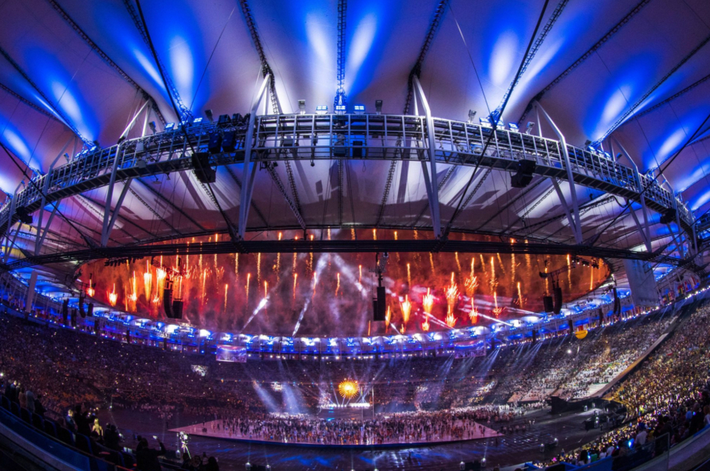 El estadio de Maracan en su apertura a los Juegos Paralmpicos de...