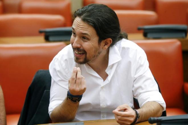Pablo Iglesias, en la constitucin de la Comisin de Economa el...