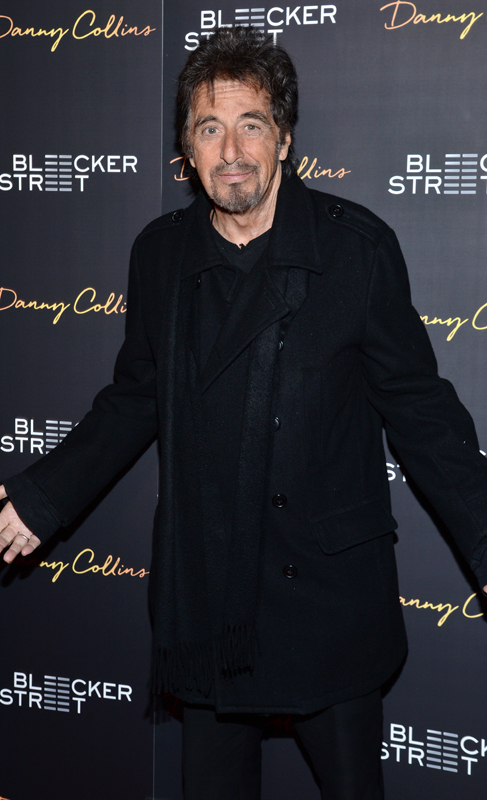 Al Pacino. Debe creer el actor Al Pacino (76) que tindose y...