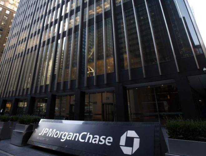 Imagen de las oficinas de JP Morgan Chase en Nueva York