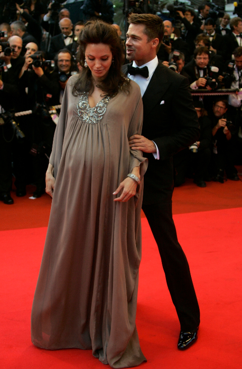 Embarazada de mellizos, Angelina Jolie y Brad Pitt eran en 2008 una de...