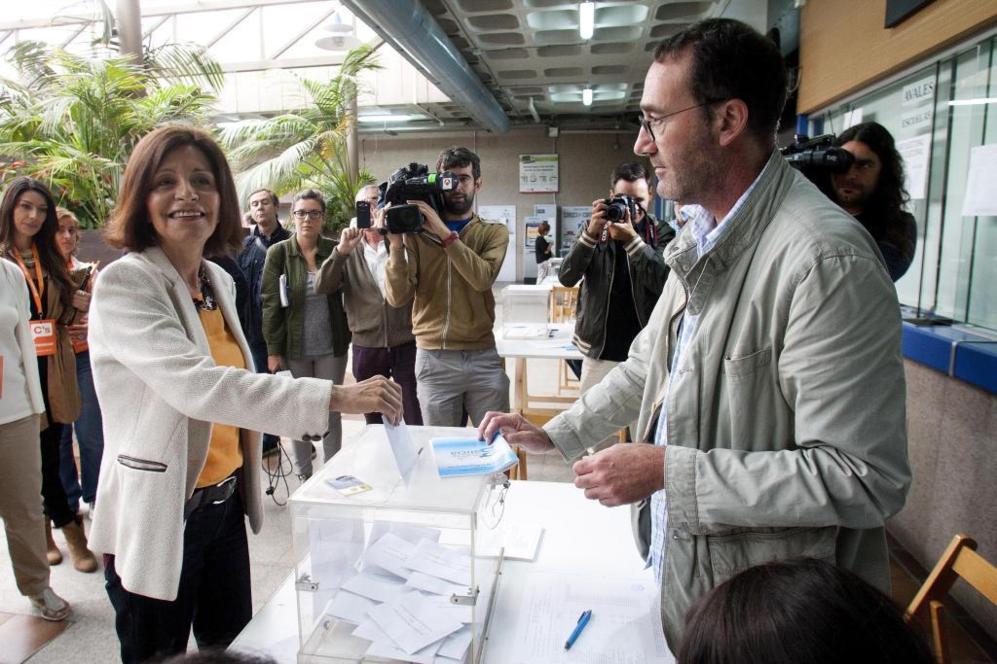 La candidata de Ciudadanos a la Presidencia de la Xunta, Cristina...