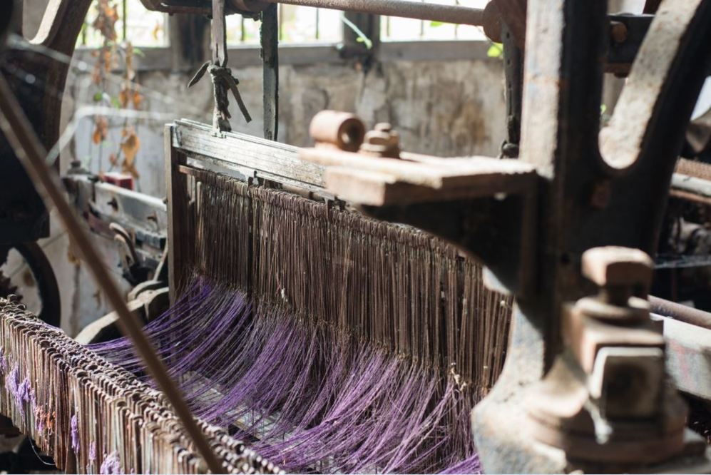 Antigua fbrica textil, en el pueblo de Sller.