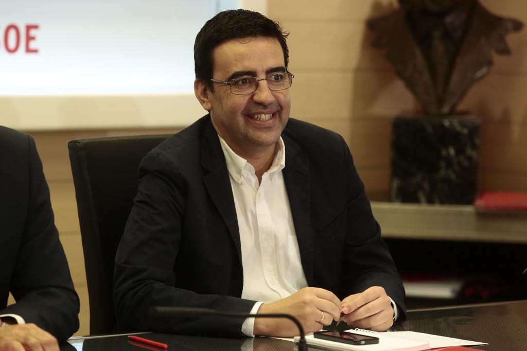 Mario Jimnez, portavoz de la gestora que dirige el PSOE.