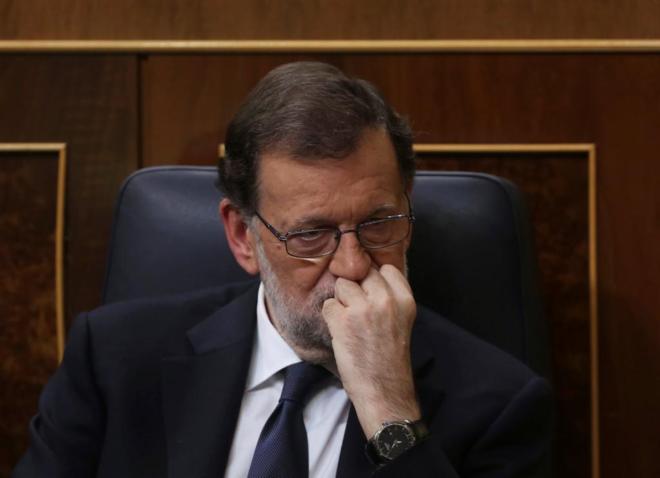Mariano Rajoy, el sbado en el Congreso de los Diputados.