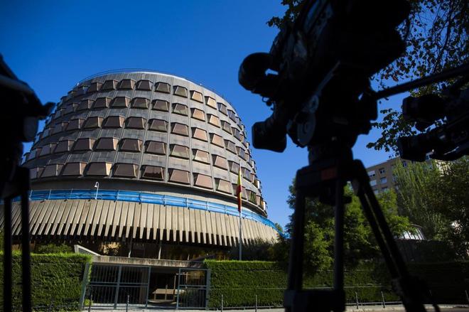 La sede del Tribunal Constitucional, en Madrid.