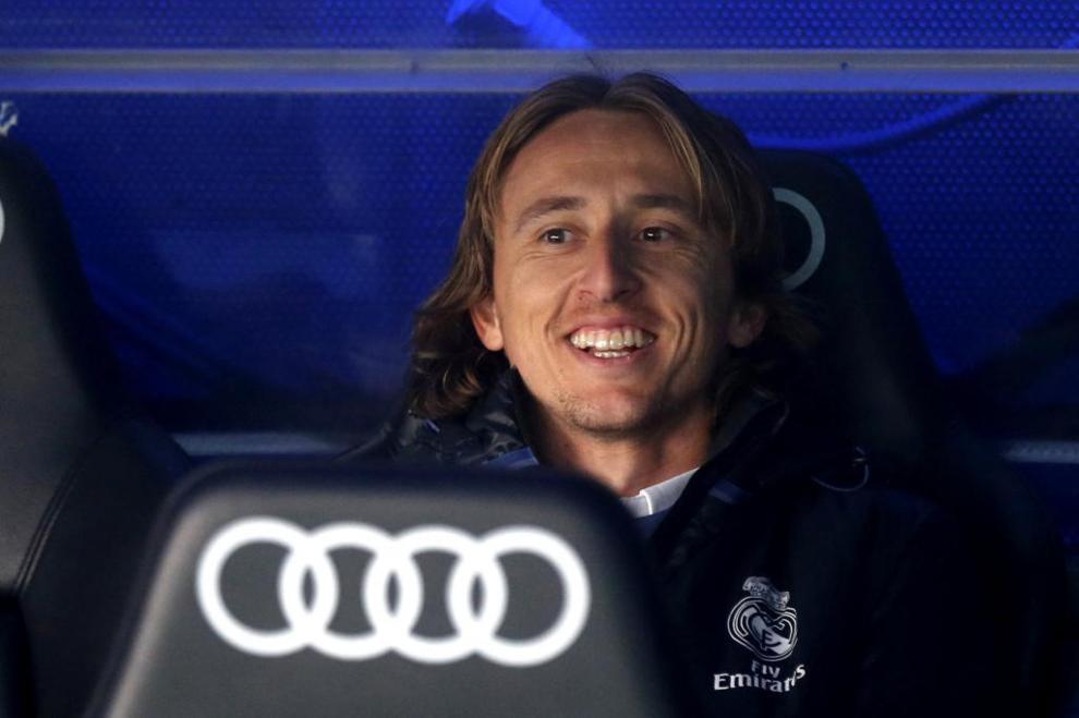 Luka Modric, tras 35 das apartado del terreno de juego por lesin,...
