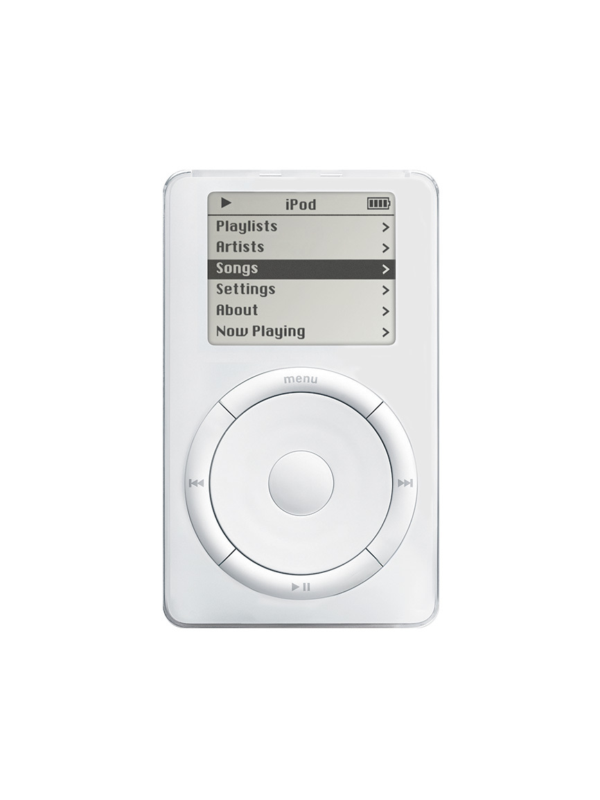 El primer iPod se lanz en 2001, contaba con 5GB de espacio (unas...