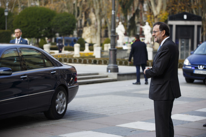 El presidente Mariano Rajoy este miércoles en Madrid, en la entrega...