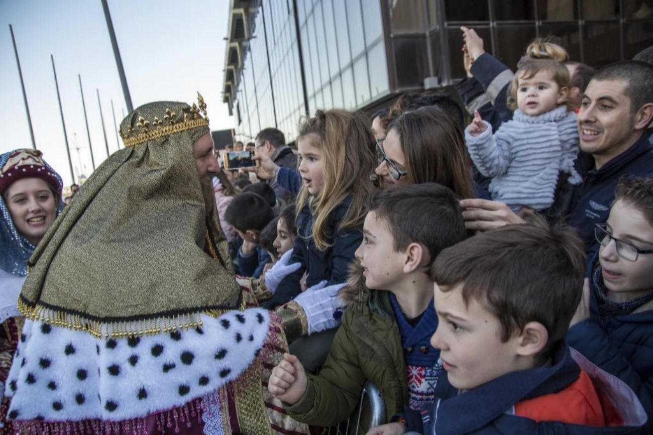 Los Reyes Magos llegan al Puerto de Valencia