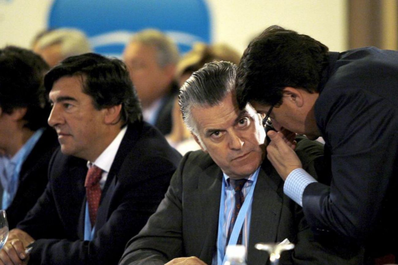 Luis Brcenas en la Reunin Interparlamentaria del PP celebrada en...