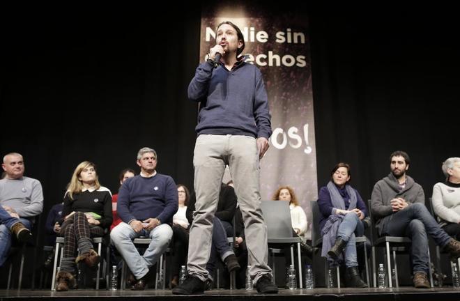 Pablo Iglesias, en la clausura de la II asamblea estatal de Podemos.