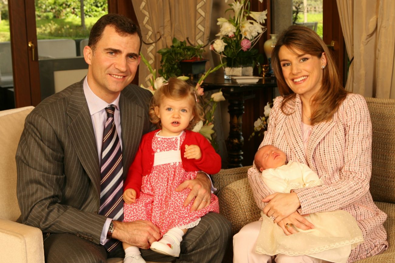 La Infanta Sofa, su segunda hija, naci el 29 de abril de 2007.