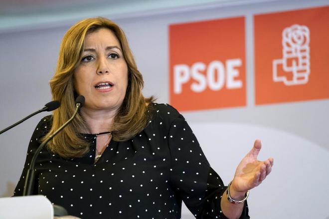 La presidenta de la Junta de Andaluca y candidata a secretaria...