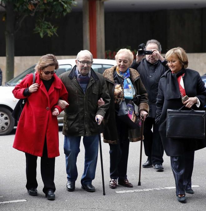 Jos ngel Fernndez Villa, a su llegada al juzgado de Oviedo donde...