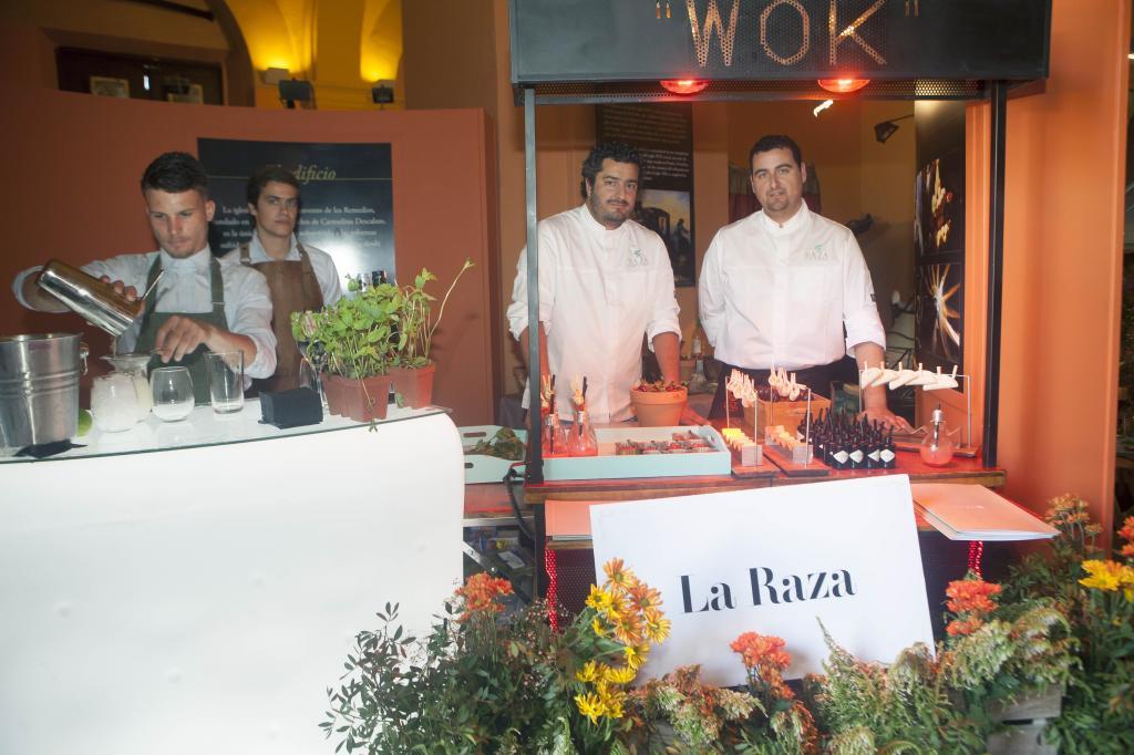 El chef Antonio Bort y Andrs Zafra, de La Raza.