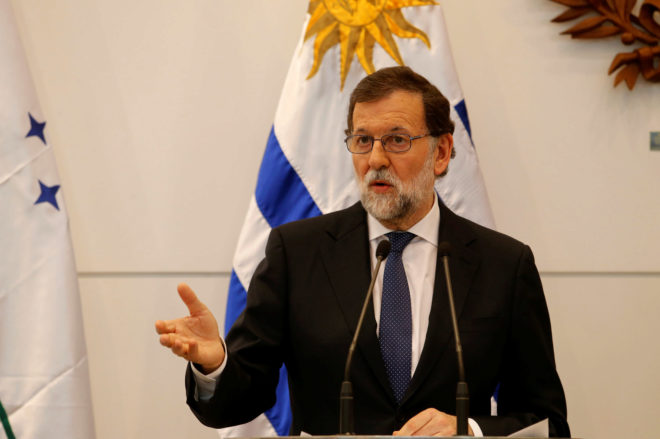 Mariano Rajoy comparece ante la prensa tras su encuentro con el...
