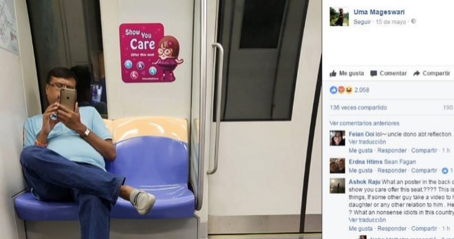 Un arma contra acosadores: difunde en Facebook la identidad del hombre que  la grababa en el metro y se hace viral | F5 sección | EL MUNDO