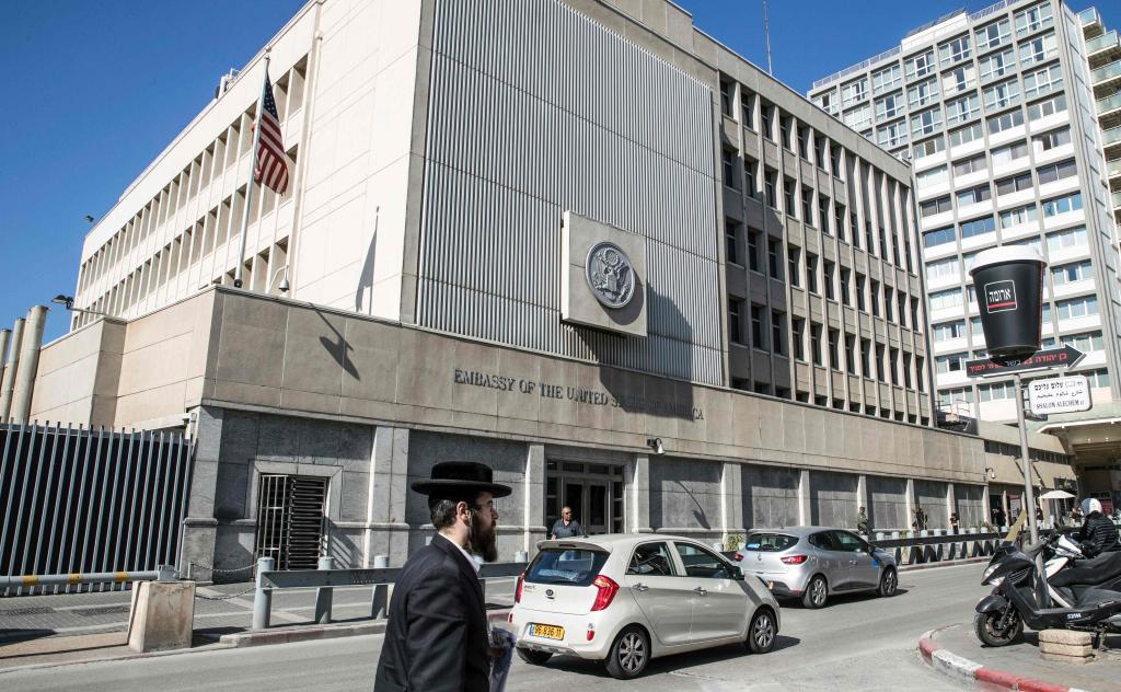 La embajada americana en Tel Aviv