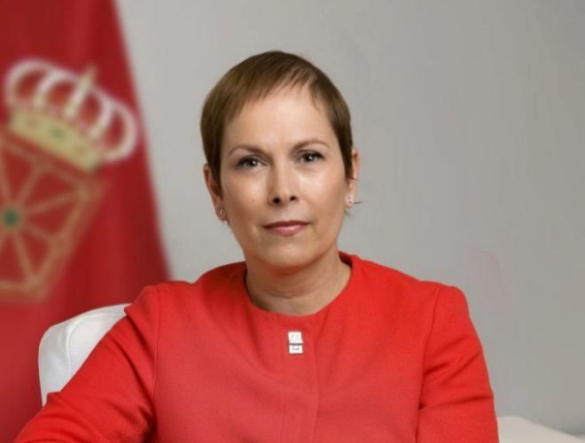 La presidenta del Gobierno de Navarra, Uxue Barkos.