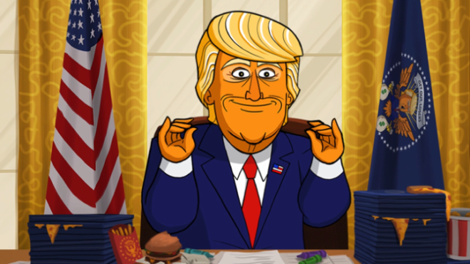 El protagonista de la serie animada sobre de Donald Trump.
