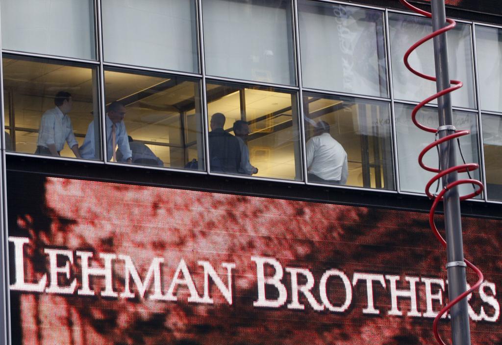El colapso del gigante financiero Lehman Brothers en 2008 incendi...