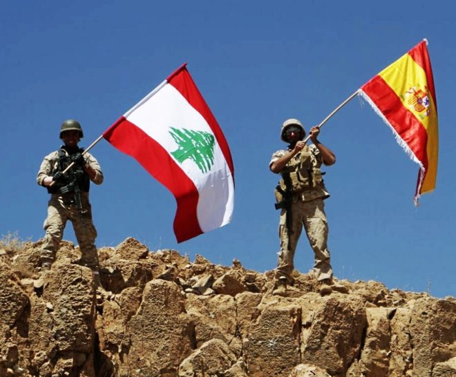 SOLIDARIDAD DEL LBANO. El Ejrcito libans se solidariz con las...