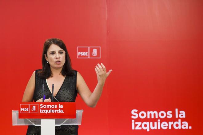 Adriana Lastra, vicesecretaria general del PSOE, en un acto del...