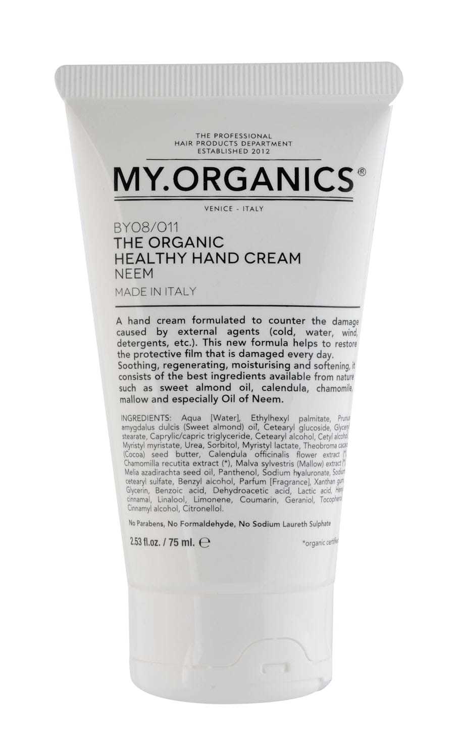 The Organic healthy hand cream neem, de My Organics Yodona/belleza
