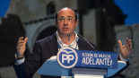 Pedro Antonio Snchez, el psasdo marzo, durante el congreso del PP en...