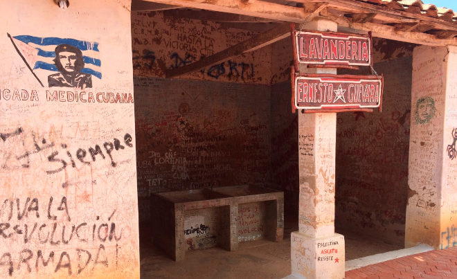 La lavandería donde fue expuesto el cádaver del Che, 50 años después.