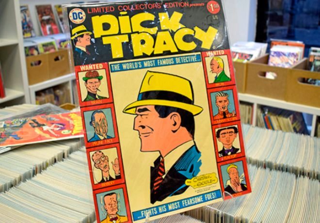 Cmic del detective Dick Tracy (25 euros).